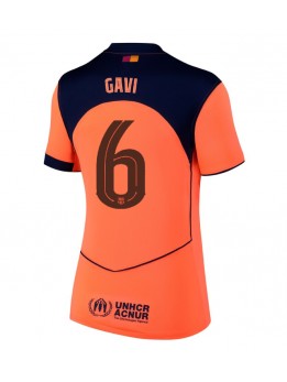 Barcelona Paez Gavi #6 Ausweichtrikot für Frauen 2025-26 Kurzarm